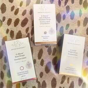 DRUNK ELEPHANT D-Bronzi,  B-Goldi, O-Bloos Rosi - All 3 Drops Bundle! *BNIB*
